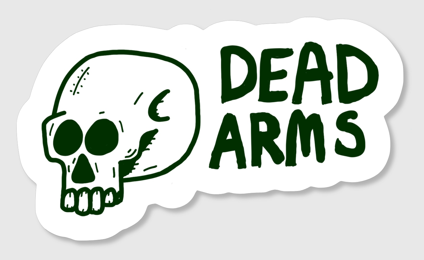 Dead Arms 3.5" Logo Sticker